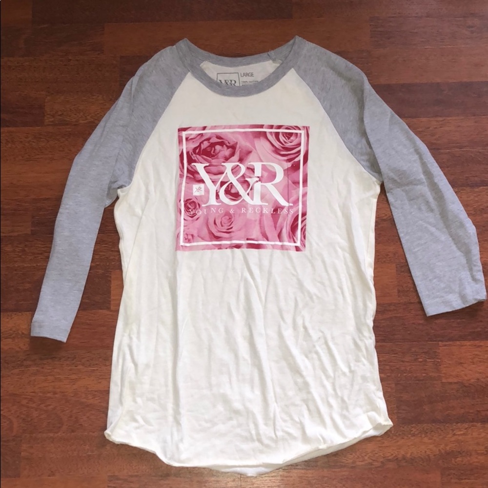 Floral Logo Young & Reckless Shirt